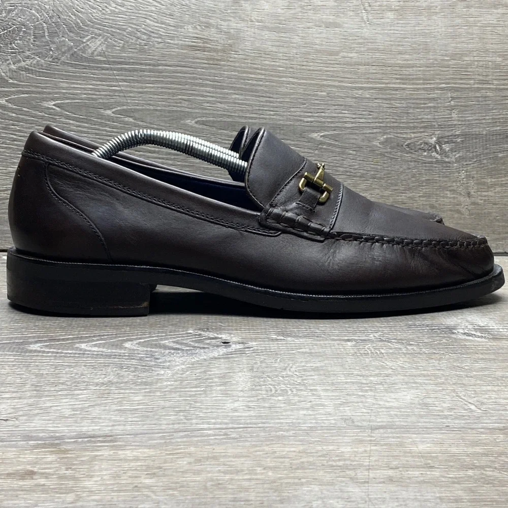 Cole Haan Loafers Pinch Maine Classic Mens 11.5 Brown Leather‎ Bit Loafer C27985